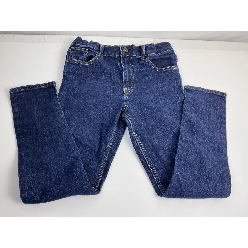 OshKosh Bgosh Skinny Jeans Girls Size 10R 10A Dark Wash‎ Denim Pants